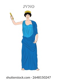 Roman goddess Juno, queen of the gods and a goddess of love and marriage