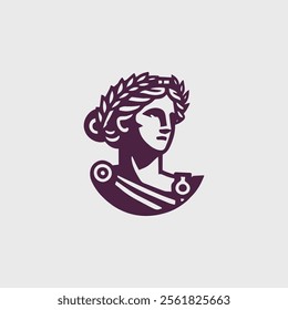 Roman goddess logo for sale.