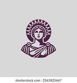 Roman goddess logo for sale.