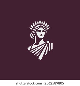 Roman goddess logo for sale.