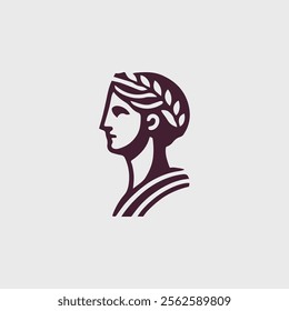 Roman goddess logo for sale.