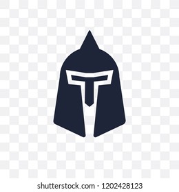 roman or greek Helmet transparent icon. roman or greek Helmet symbol design from Museum collection. Simple element vector illustration on transparent background.