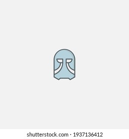 Roman helmet icon sign vector,Symbol, logo illustration for web and mobile