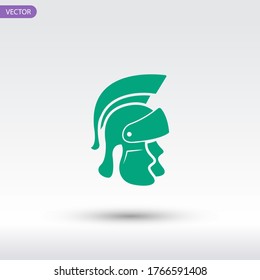 roman helmet Icon. Vector illustration EPS 10.
