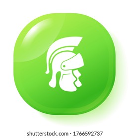 roman helmet Icon. Vector illustration EPS 10.