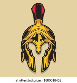 roman helmet vector illustration design isolated