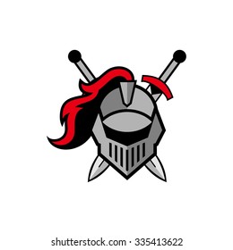 Roman Knight, gladiator with shield and armor, strong and protective, isolated vector