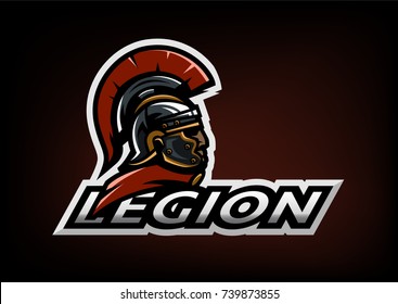 Roman Legionnaire logo on a dark background.