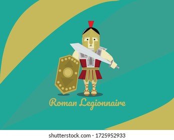 Vector legionario romano para sus necesidades de imagen
