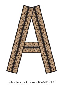roman letter A