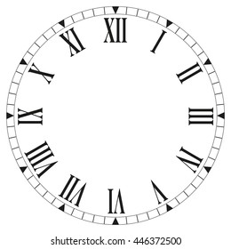 Clock Face Generator Roman Numerals