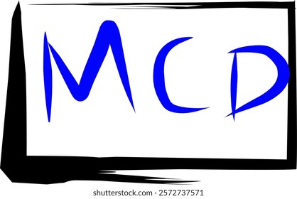Roman numerals one thousand four hundred in Doodle style, Roman numerals 1400