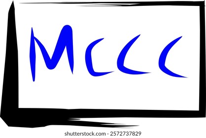 Roman numerals one thousand three hundred in Doodle style, Roman numerals 1300