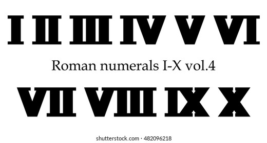 roman numeral font converter