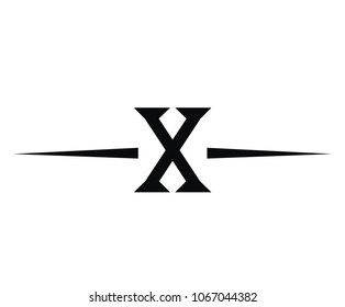 roman numerical number 10 type ten in alphabet letter logo mark iconic design illustration for calender number or any count