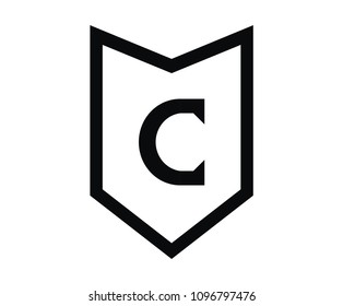 roman numerical number 100 type one hundred in alphabet letter logo mark iconic design illustration for calender number or any count in badge military emblem