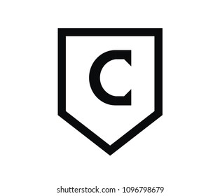 roman numerical number 100 type one hundred in alphabet letter logo mark iconic design illustration for calender number or any count in badge military emblem