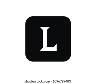 roman numerical number 50 type fifty in alphabet letter logo mark iconic design illustration for calender number or any count in square box