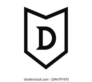 roman numerical number 500 type five hundred in alphabet letter logo mark iconic design illustration for calender number or any count in badge military emblem