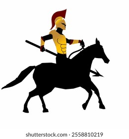 The roman warrior vector ilustration design isolated 
