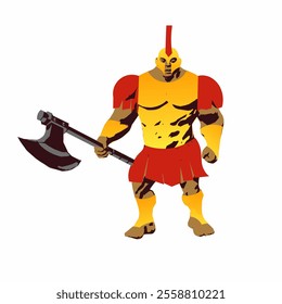 The roman warrior vector ilustration design isolated 