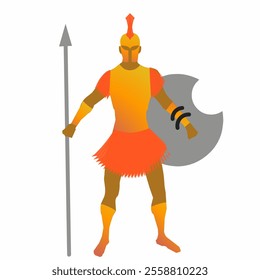The roman warrior vector ilustration design isolated 