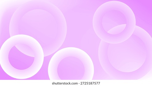 Romance background with pink circle Rings Gradient Pink Color Design for Copy Space