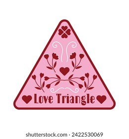 Romance books reading. Concept of love story, romance novel, literary genre with pink and red hearts. Study and learn symbol Love reading logo. Isolated hand drawn vector illustration