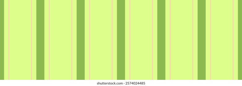 Romance fabric texture background, hunter vertical vector seamless. Oktoberfest pattern stripe textile lines in lime and light colors palette.