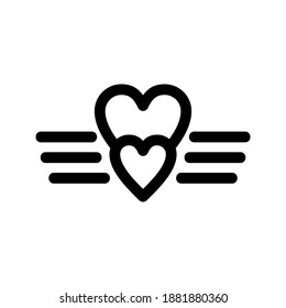 Romance icon or logo isolated sign symbol vector illustration - high quality black style vector icons
