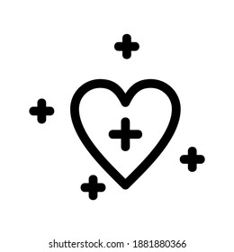 Icono de Romance o logotipo símbolo de seña aislado ilustración vectorial - iconos vectoriales de estilo negro de alta calidad

