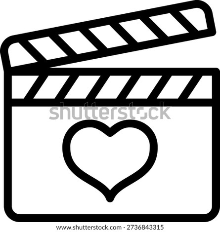 romance line icon illustration vector