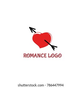 Romance Logo Design Vector