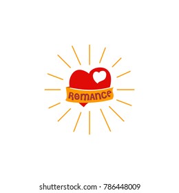 Romance Logo Design Vector