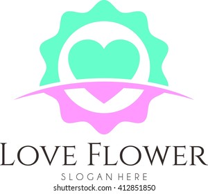 Romance Logo Illustration and Logo Template
