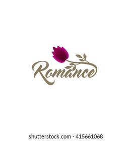 Romance Logo Illustration and Logo Template
