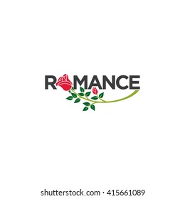 Romance Logo Illustration and Logo Template
