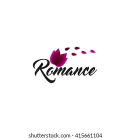 Romance Logo Illustration and Logo Template
