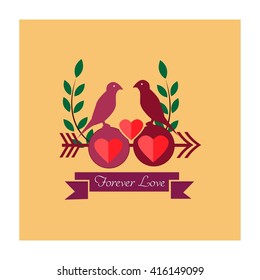  Romance Logo Illustration and Logo Template
