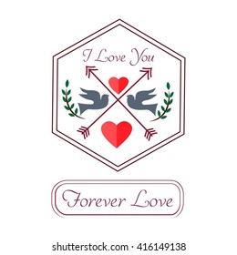  Romance Logo Illustration and Logo Template

