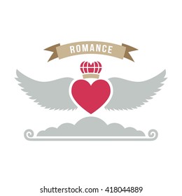 Romance Logo Illustration and Logo Template