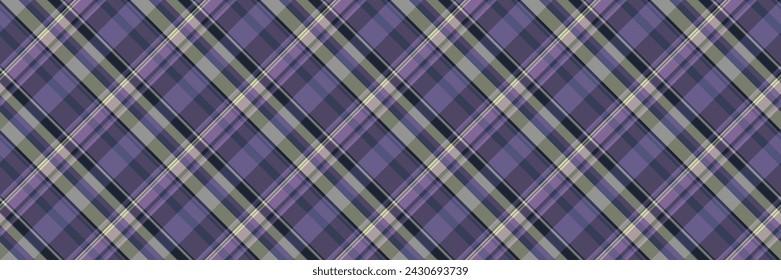 Romantisches Tartan nahtloses Muster, Retro Textur Hintergrund. Seitengewebe Vektor-Check in Blau und Pastellfarbe.