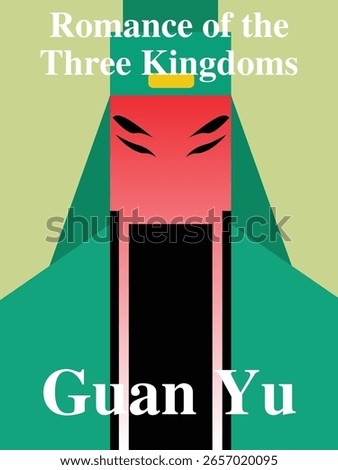 Romance of the Three Kingdoms Guan Yu vector poster