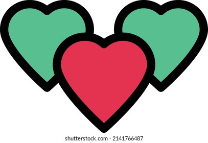 romance vector illustration isolated on a transparent background. stroke vector icons for concept or web graphics.