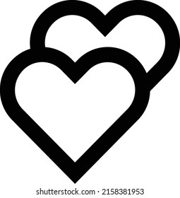 Ilustración de Romance Vector sobre un fondo transparente.Símbolos de calidad premium.Icono vectorial de trazo para el diseño de concepto y gráfico.