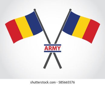 Romania Emblem Army