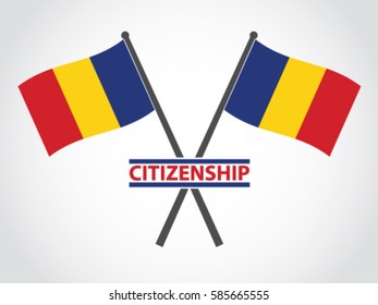 Romania Emblem Citizenship