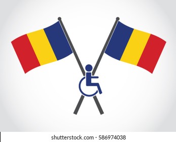 Romania Emblem Disability