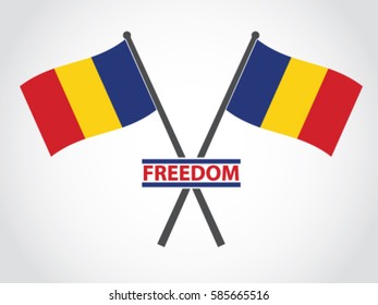 Romania Emblem Freedom