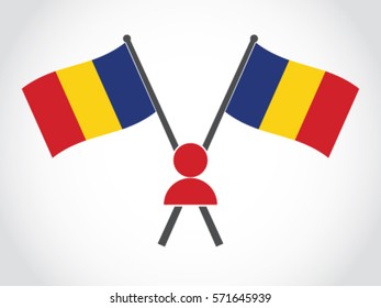 Romania Emblem People Ethnic
